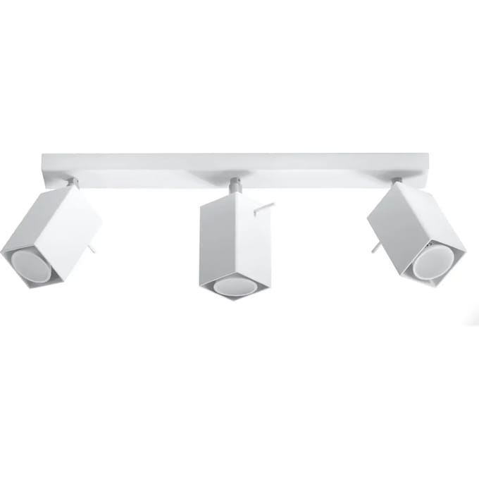 Sollux Lighting Plafondlamp Merida - GU10 - wit - staal - 16x45x6cm