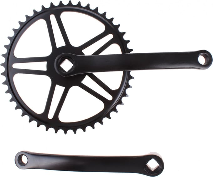 Vinty - Crankstel 44T - 170mm - Zwart - Spieloos