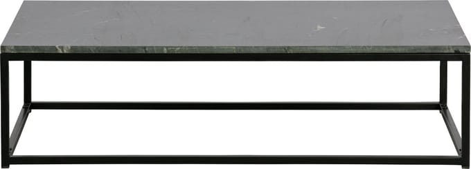 WOOOD Mellow Bijzettafel - Marmer - Zwart - 32x120x60 cm