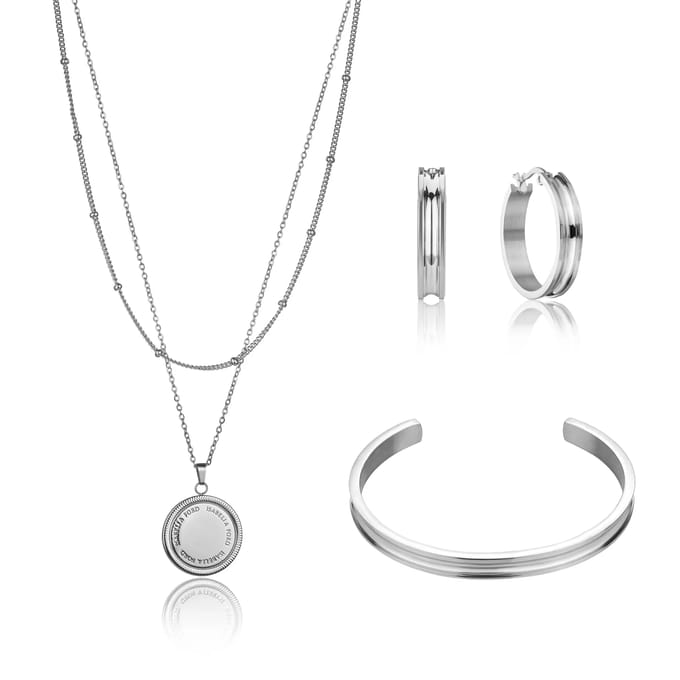 Ketting, armband en oorbellen set Isabella Ford Livia