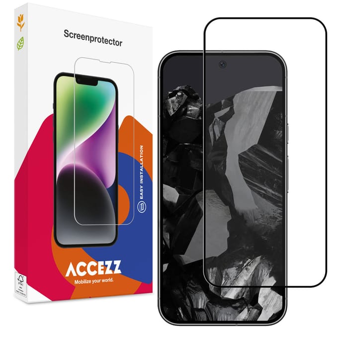 Accezz Screen Protector - Geschikt voor Google Pixel 10 Pro XL / 9 Pro XL - Gehard Glass Full Cover
