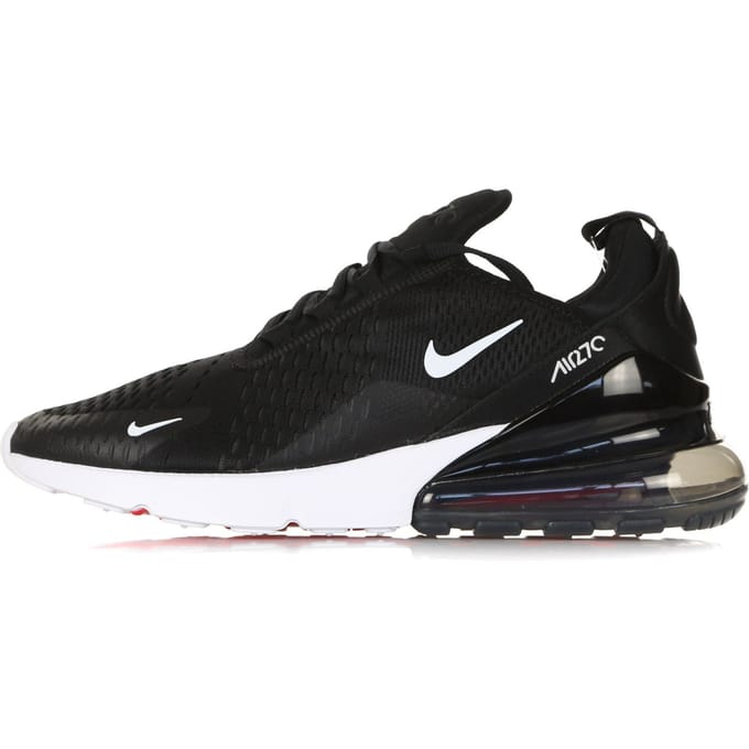 Air Max 270 Lage herenschoen Zwart/antraciet/wit/zonnerood