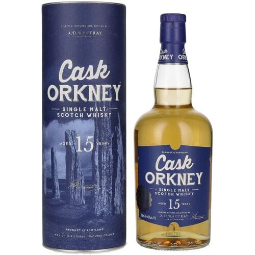A.D. Rattray Cask ORKNEY 15 Years Old Single Malt 46% Vol. 0,7l in geschenkverpakking