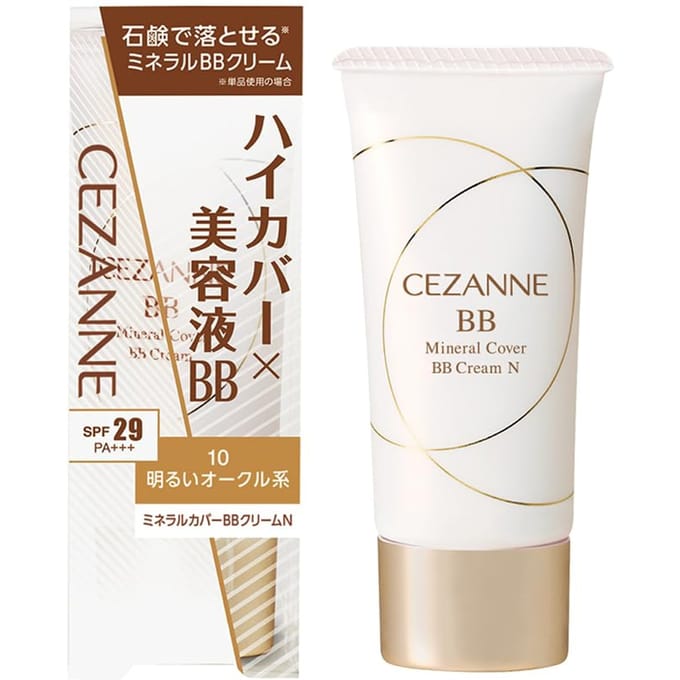 CEZANNE - Mineral Cover BB Cream N SPF 29 PA+++ 10 Light Ochre - 30g
