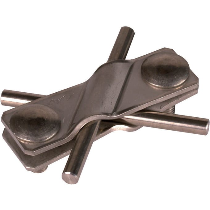 DEHN SV Klem V4A Voor FL 30/30mm RD 7-10/7-10mm - 308229