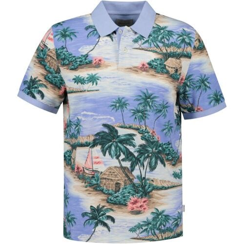 Gant Polo Fantasy Island Licht Blauw / male