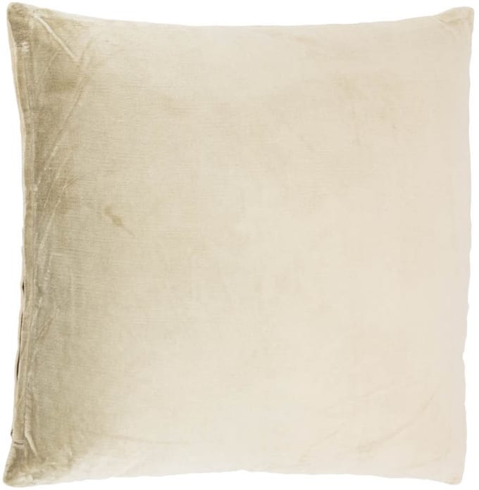 HomeBound by KY | Kussen velours beige | sierkussen zand