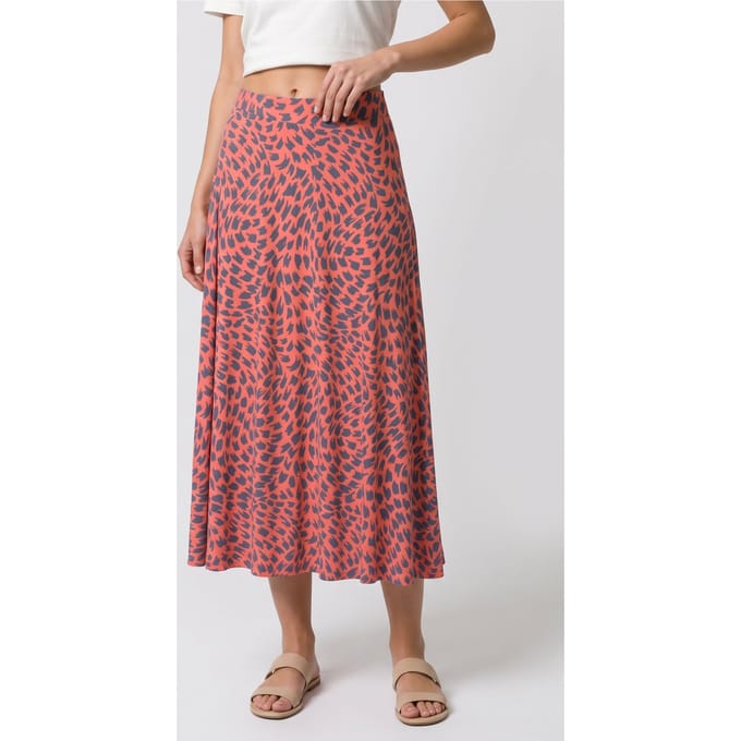White Stuff Jane Jersey Maxi Skirt Red Print Größe: 8 | Maxiröcke Outlet | Damen | Rot
