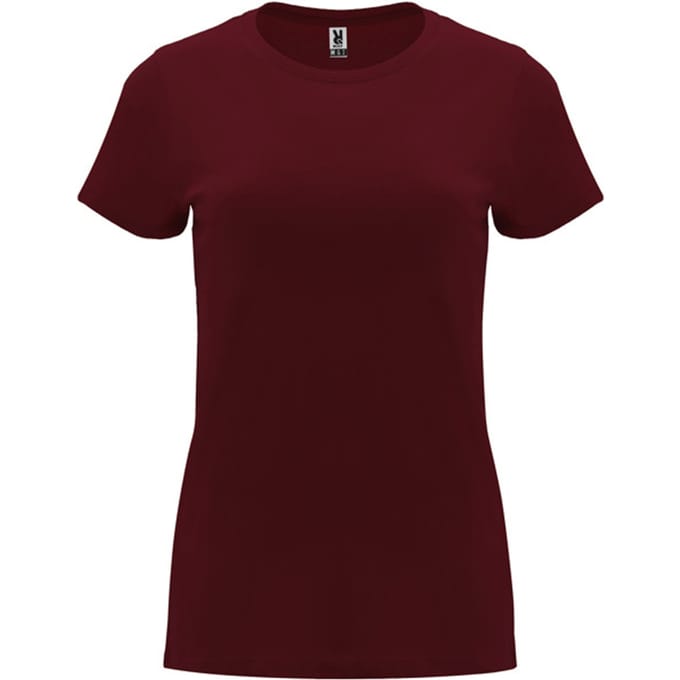 Roly Dames/Dames Capri T-Shirt (Granaatrood)