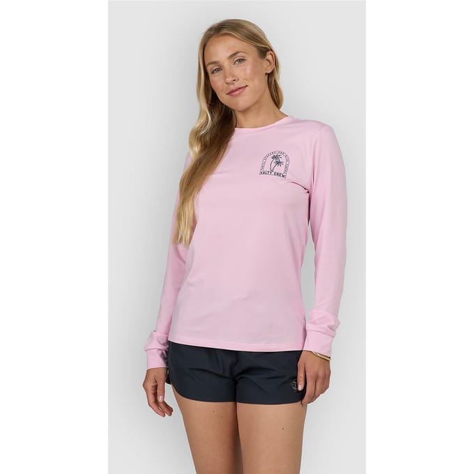 Salty Crew Archway Sunshirt Longsleeve Lycra roze