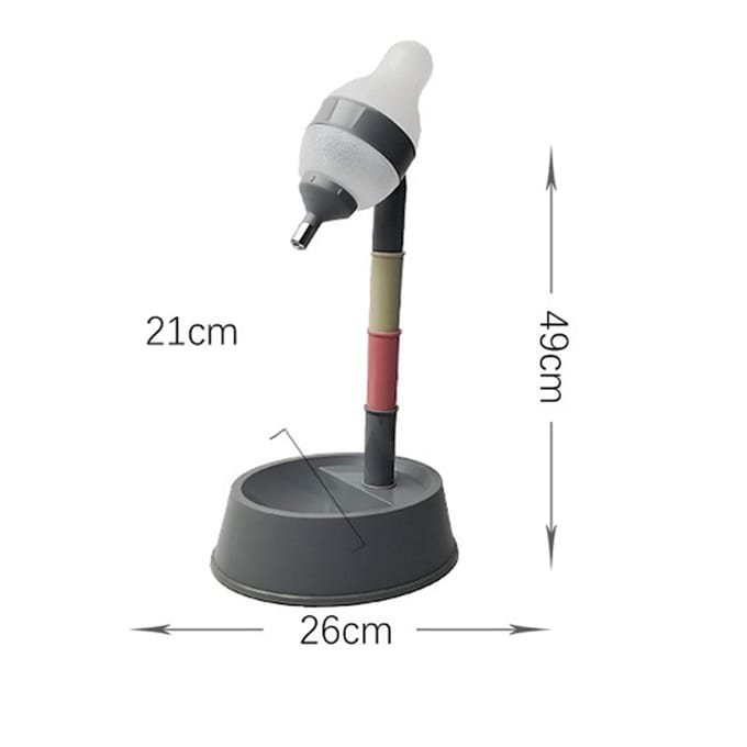 Staande Kat Waterdispenser Multifunctioneel Verstelbare Hoogte Automatische Hond Waterfles Dispenser white