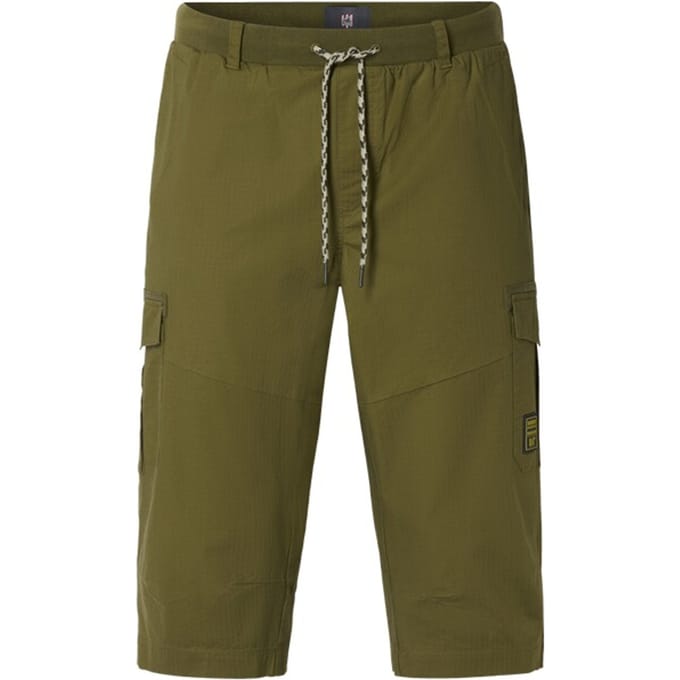Jan Vanderstorm herren Cargobermuda - 56 - olijf - Plus Size