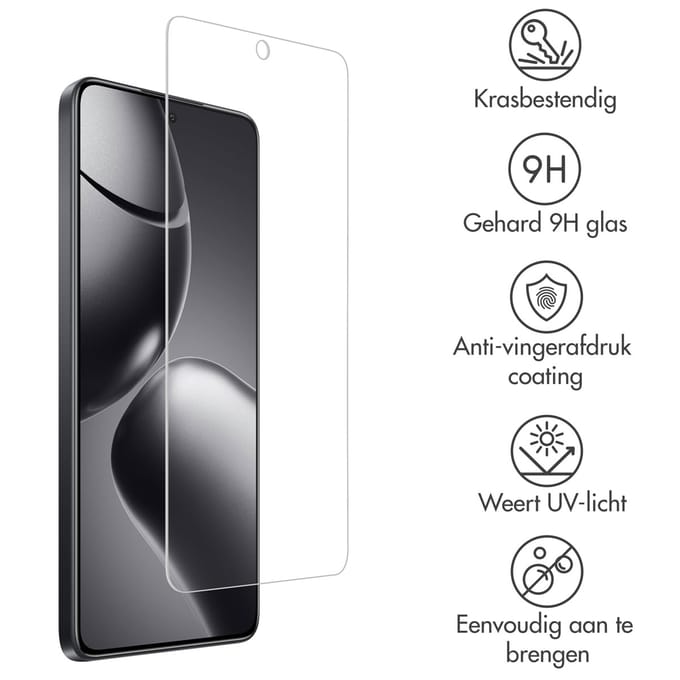 Accezz Screen Protector - Geschikt voor Xiaomi 14T / Xiaomi 14T Pro - Gehard Glas Screenprotector