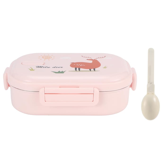 Geïsoleerde Lunchbox Lekdicht Roestvrij Staal Bento Box Japans Eten Kindercontainer(Groen ) white