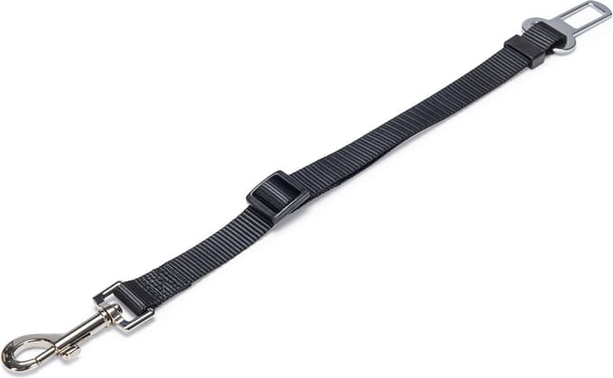 Beeztees Autogordel - Hond - M - Nylon - Zwart - 70x2x0,2 cm