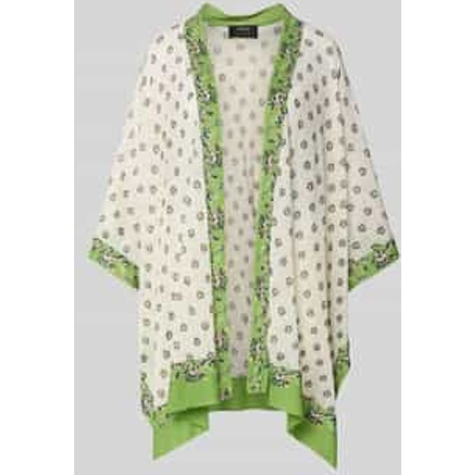 Cardigan met open voorkant en kimonomouwen