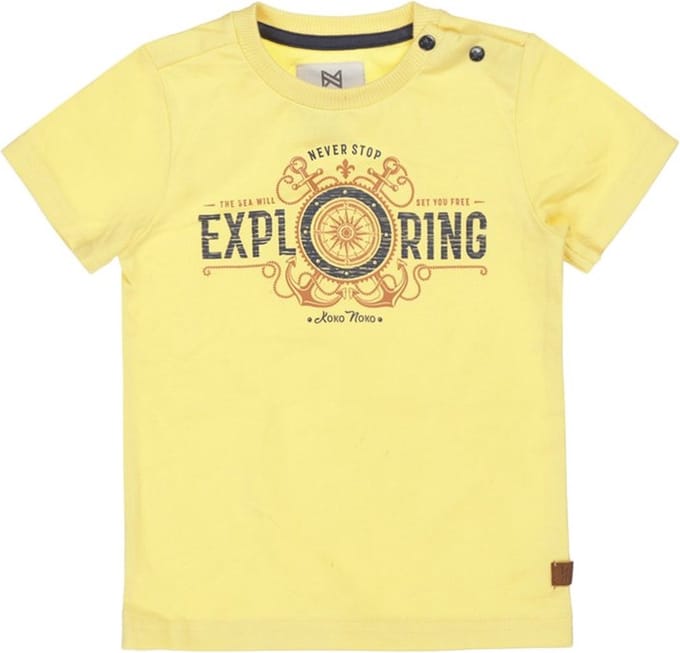 Koko Noko-Boys T-shirt ss-Yellow