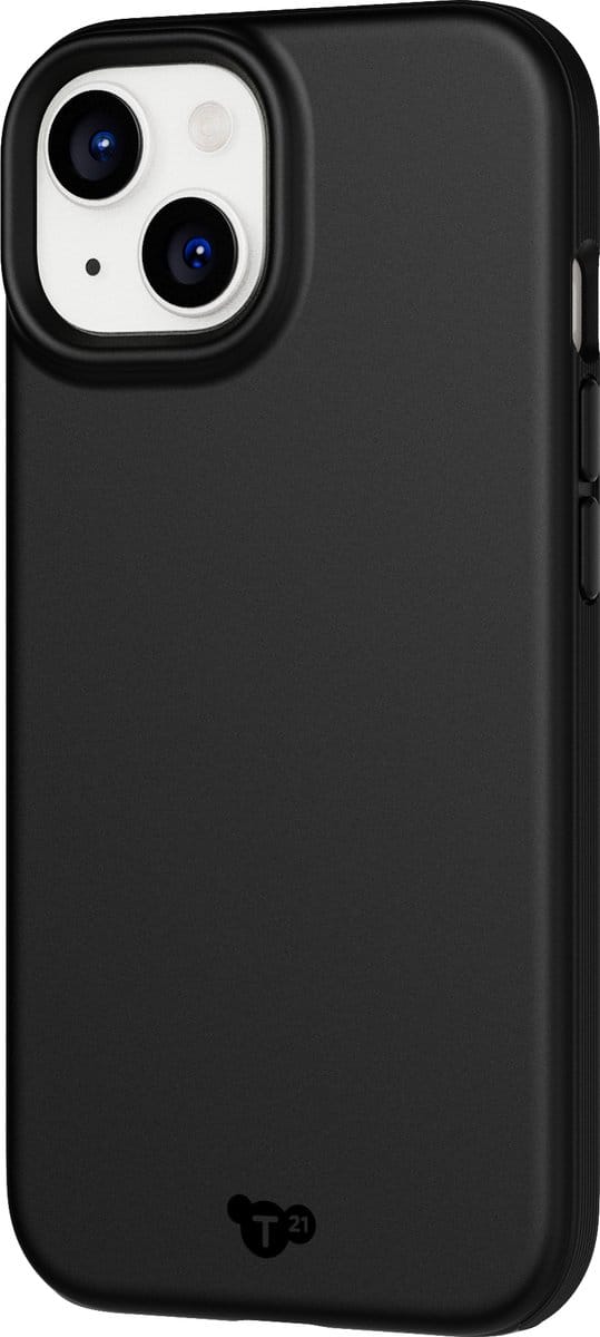 Tech21 Evo Lite - iPhone 15/iPhone 16e/iPhone 14/iPhone 13 hoesje - Schokbestendig flexibel telefoonhoesje - Zwart - 3 meter valbestendig