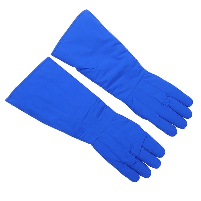 Cryogene Handschoenen 260 graden Celsius tot +148 graden Celsius Temperatuurbestendig 4 Laags Waterdicht Antivries Werkhandschoenen blue