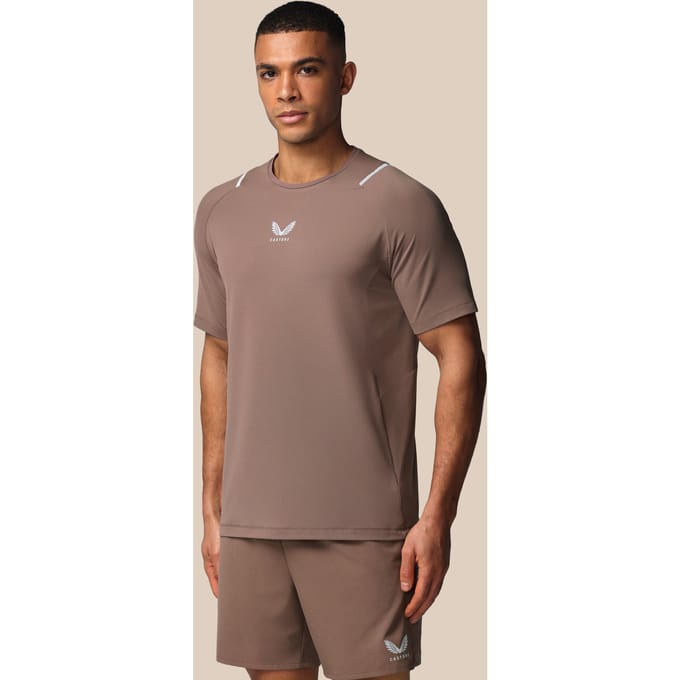 Heren Apex Training T-shirt - Diep Taupe
