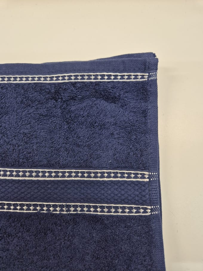 Luxe Handdoek - Navy - 50 x 100 cm