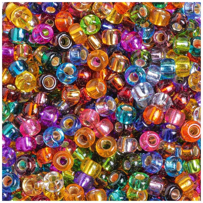 Miyuki Rocailles - silverlined-Mix