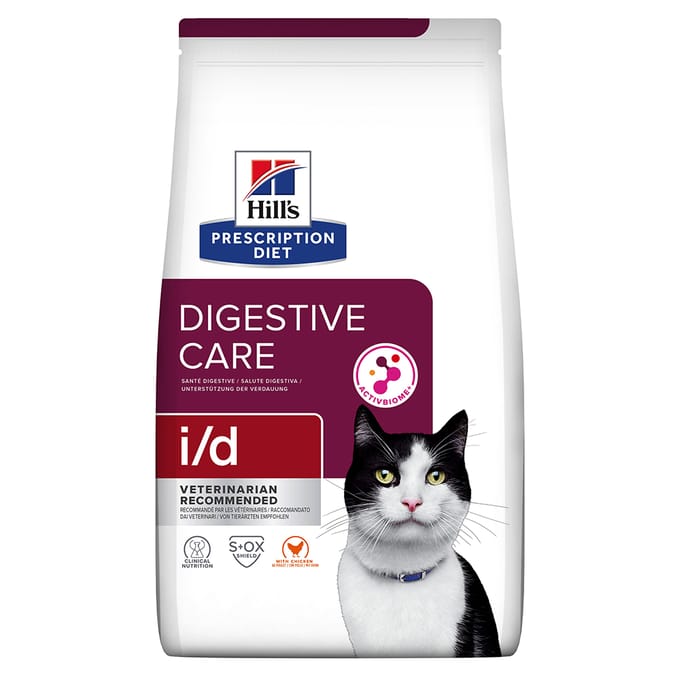 2x8kg I/D Digestive Care Kip Hill´s Prescription Diet Kattenvoer