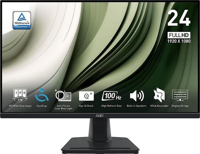 Moniteur 23,8 pouces PRO MP245G LED/FHD/Plat/100Hz/noir noir
