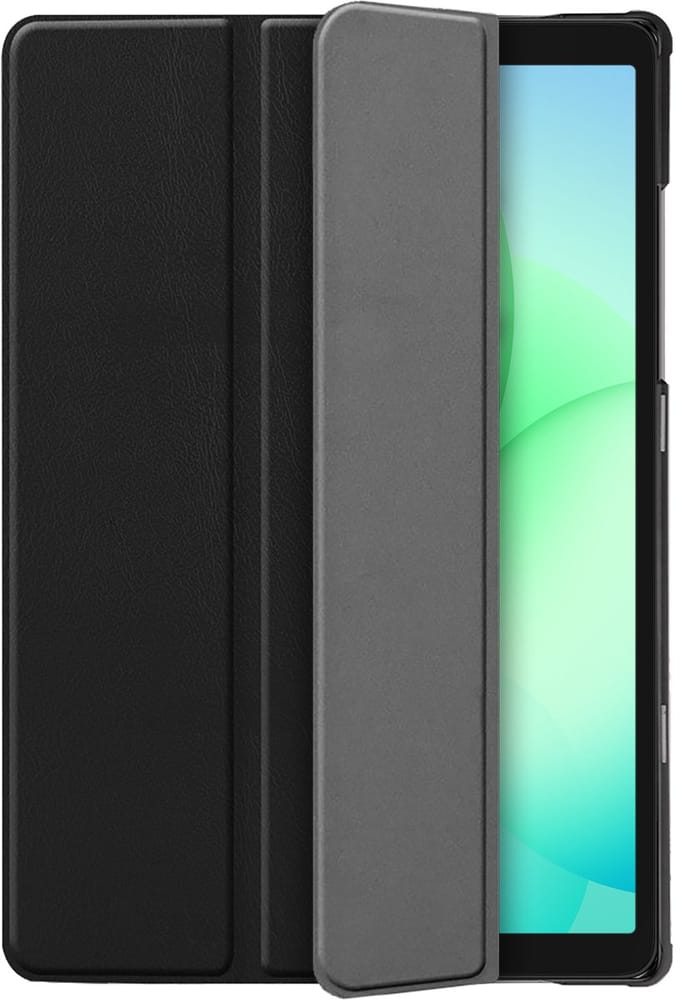Cazy tablet Hoes geschikt voor Samsung Galaxy Tab A11 Plus / A9 Plus - TriFold Bookcase - Zwart