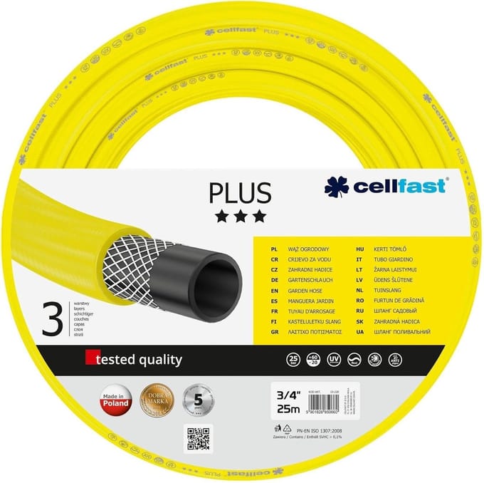 Flexibele 3-laags Tuinslang 50 Meter UV Bestendig 3/4 Inch - Topkwaliteit