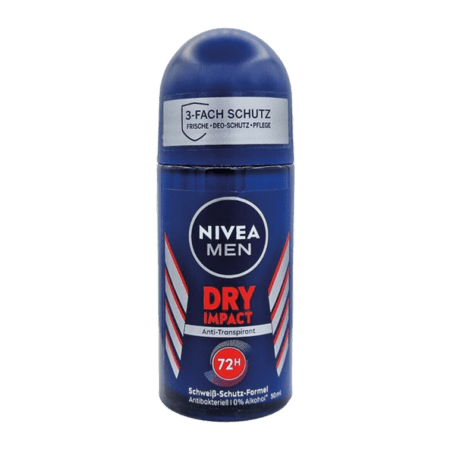 Nivea Men Dry Impact Roll-On Deodorant – 50 ml