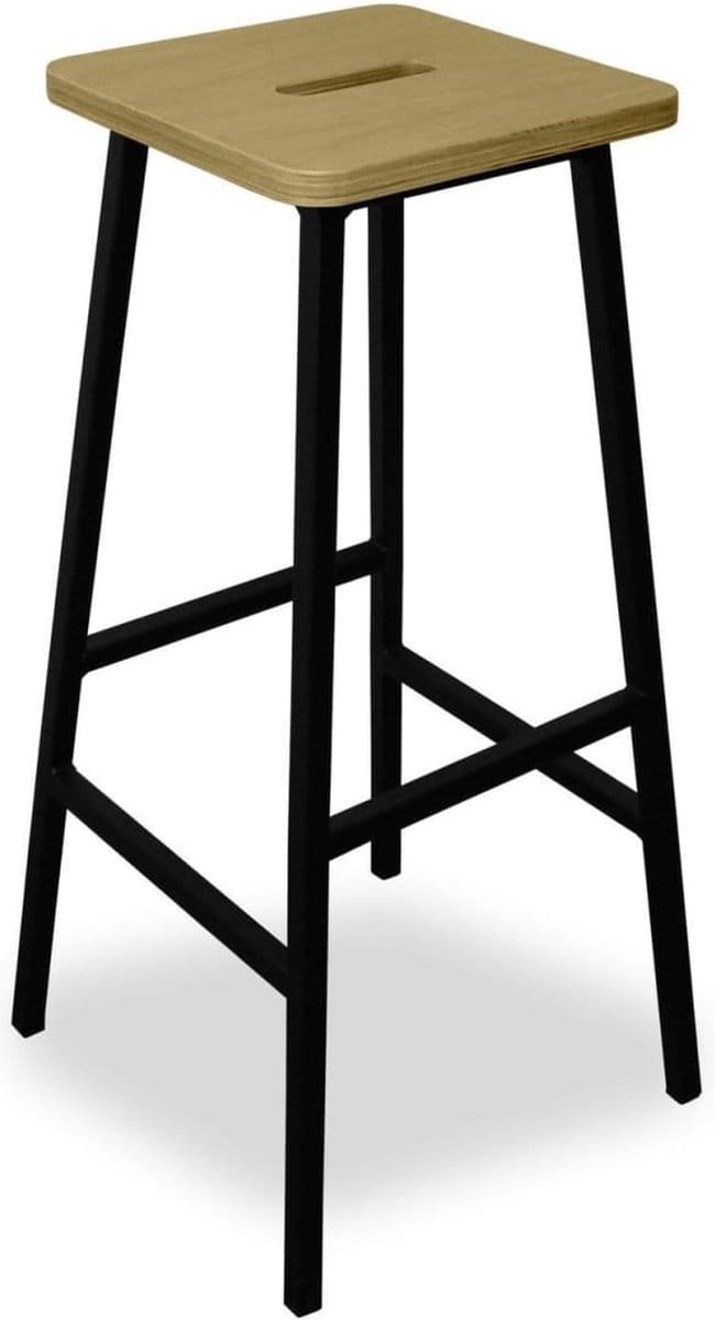 Workliving Barkruk Massief Eiken Bike - 79 CM