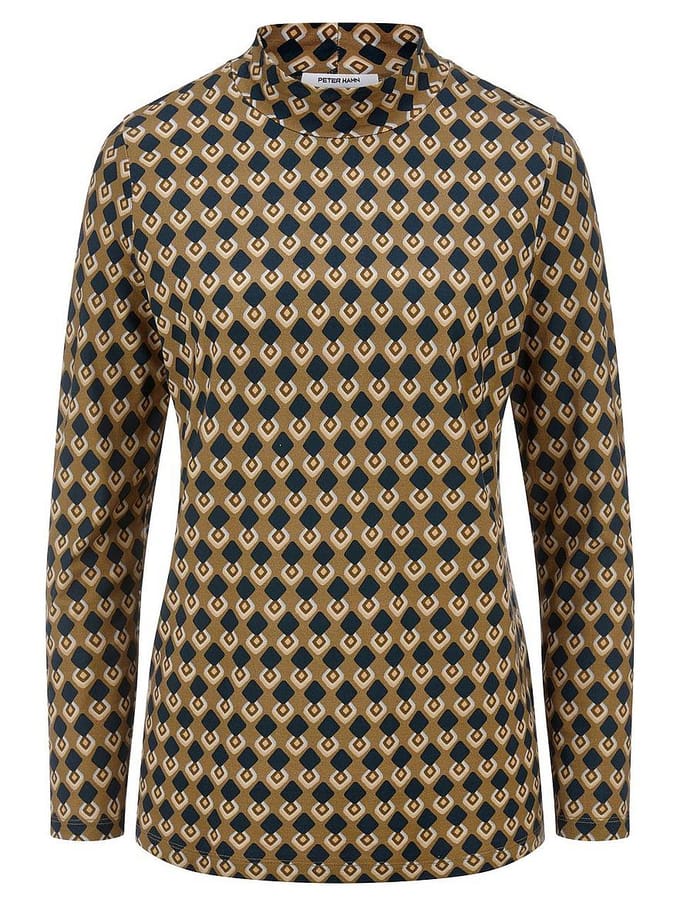 Shirt Van Peter Hahn bruin