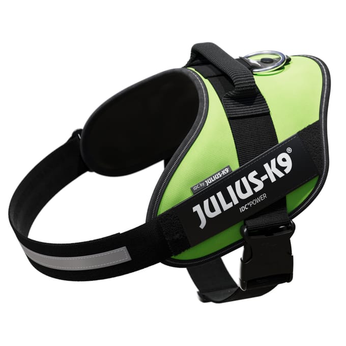 Julius-K9 IDC®-Powertuigje - Neon groen - Grootte XL: borstomvang 71 - 96 cm