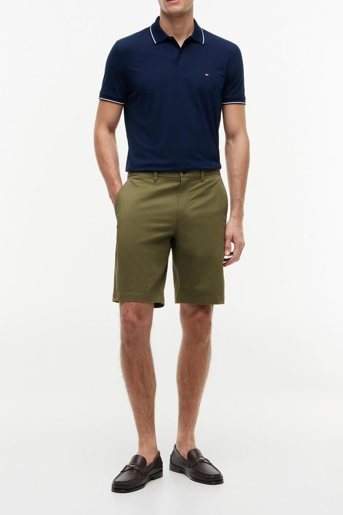 Tommy Hilfiger Performance Jersey Carbon Navy Größe: M | Poloshirts Outlet | Herren | Blau