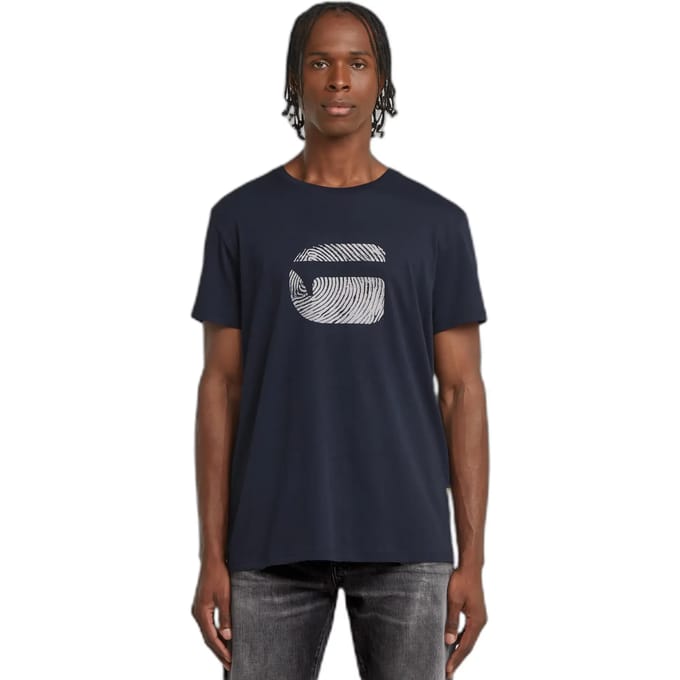 G-Star - Finger print burger r t - Heren - T-shirts
