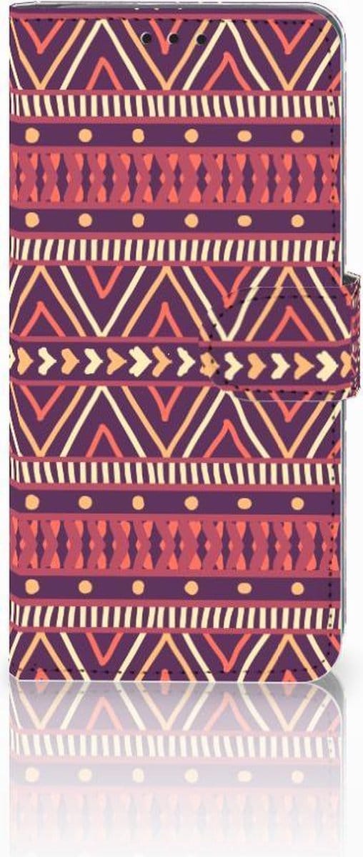 Huawei P30 Pro Telefoon Hoesje Aztec Paars