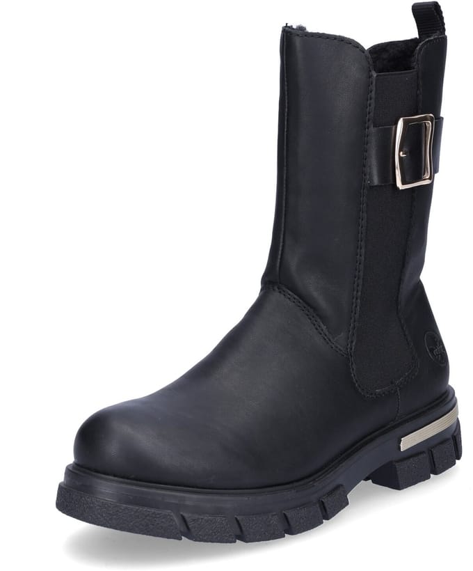 Rieker dames laars zwart