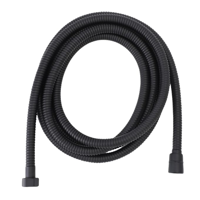 Doucheslang Extra Lang 3 meter Hoofdverlenging Flexibel Handdouche Waterbesparend voor Douchekop Zwart black