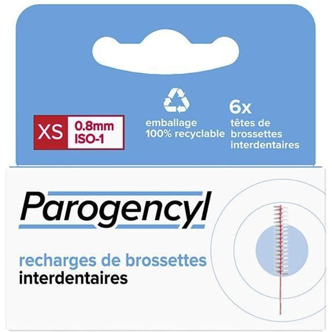 Parogencyl Recharge de Brossettes Interdentaires XS 6 unités