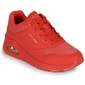 Skechers UNO - STAND ON AIR Dames Sneakers - Rood