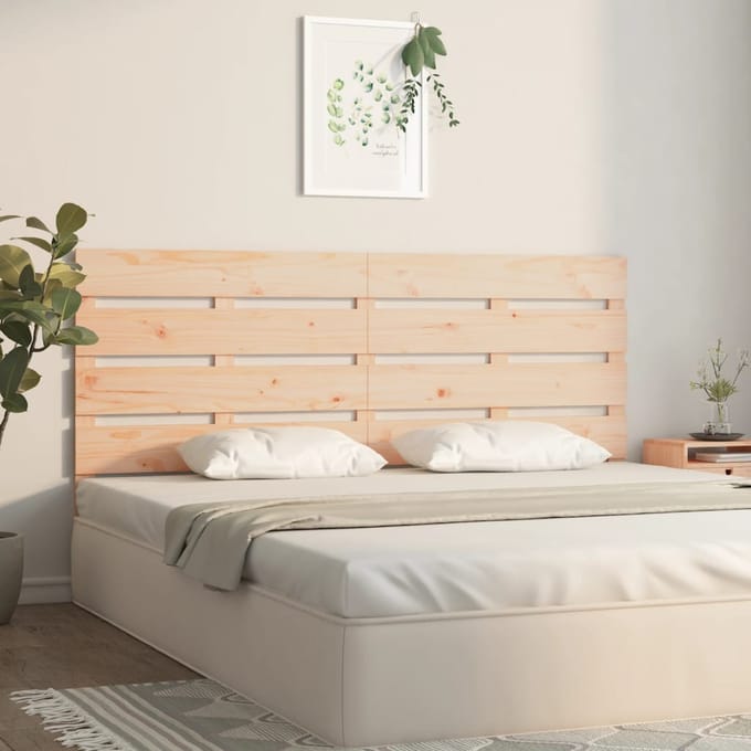 vidaXL - Hoofdbord - 150x3x80 - cm - massief - grenenhout