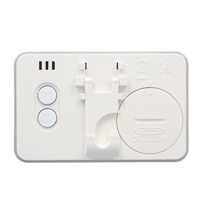 Digitale LCD-koelkastthermometer Koelkast-vriezerthermometer met verstelbare standaard Magneet Frost beige