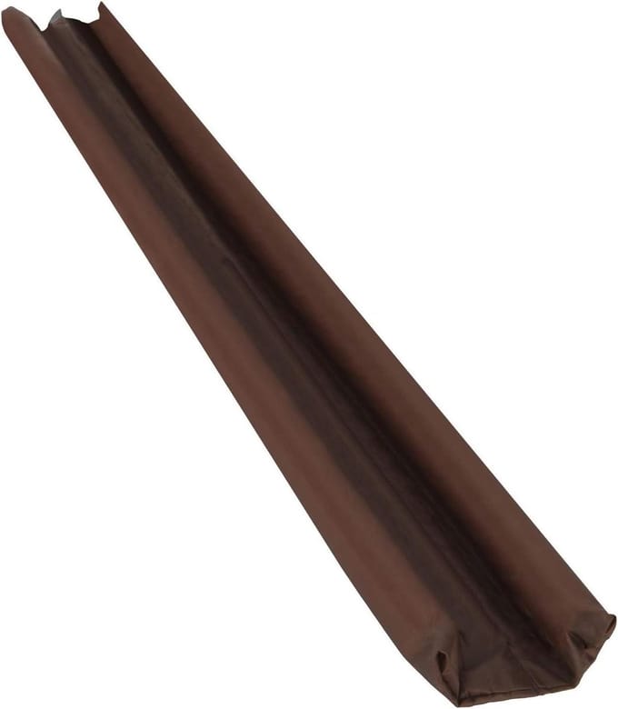 Deurstopper - Tochtstrip - Tocht buiten houden - Dubbele afdichting - 85 cm - Grijs