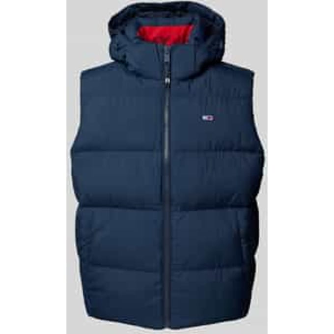 Gewatteerd jack met labelstitching