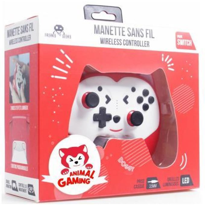 Freaks And Geeks Doggy Wireless Controller for children with paddles - red - Wireless Controller - Nintendo Switch