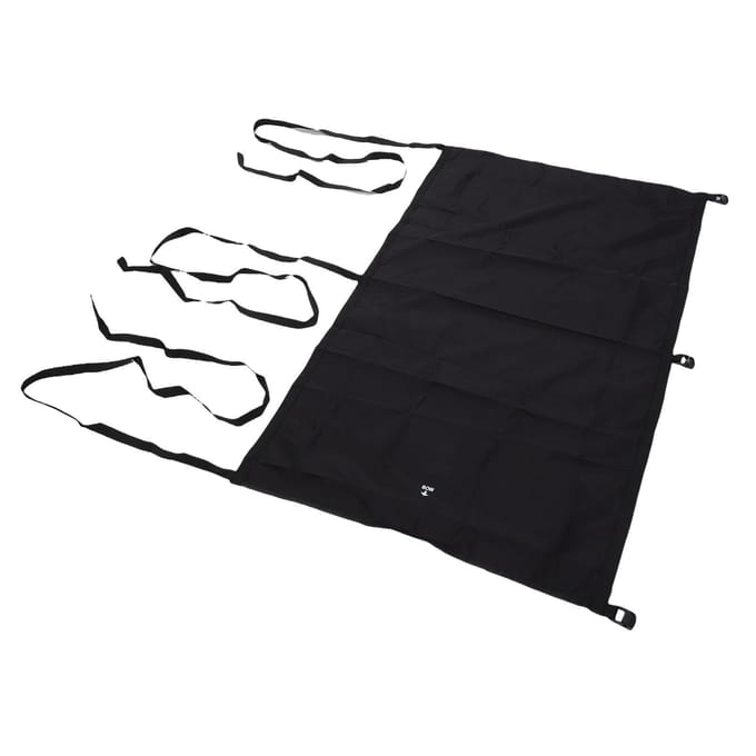 Couvre-cockpit de kayak Tissu Oxford 420D Imperméable Léger Réglable Protecteur Cockpit de canoë black