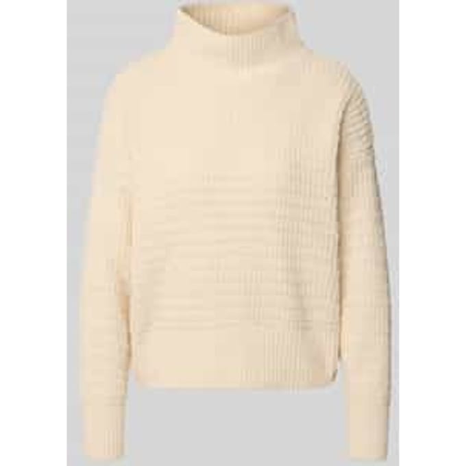 Regular fit gebreide pullover met ronde hals en kraag, model 'GLOBE'