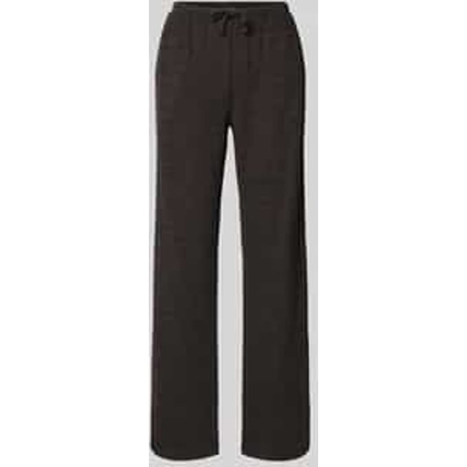 Flared sweatbroek met tunnelkoord