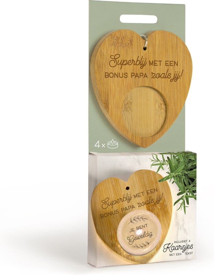 Verrassingskaarsje "Bonus Papa"